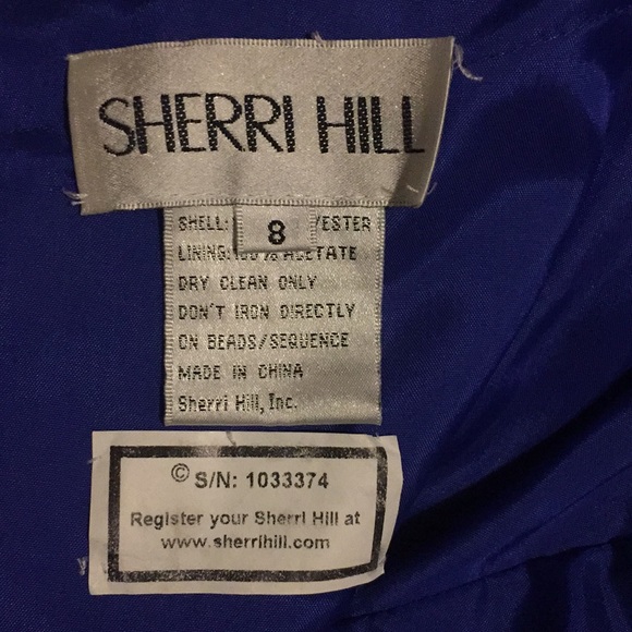 Exquisite Royal Blue Pageant/Prom Gown - Picture 3 of 4